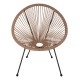 ΣΕΤ ΕΞΩΤΕΡΙΚΟΥ ΧΩΡΟΥ 3ΤΜΧ ACAPULCO HM21100 TWISTED WICKER-ΜΕΤΑΛΛΟ