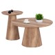ΣΕΤ 2ΤΜΧ ΤΡΑΠΕΖΙΑ ΣΑΛΟΝΙΟΥ KARAN HM21085 MDF ΦΥΣΙΚΟ ΞΥΛΟΥ Φ80εκ & Φ45εκ ΣΕΤ 2ΤΜΧ ΤΡΑΠΕΖΙΑ ΣΑΛΟΝΙΟΥ KARAN HM21085 MDF ΦΥΣΙΚΟ ΞΥΛΟΥ Φ80εκ & Φ45εκ