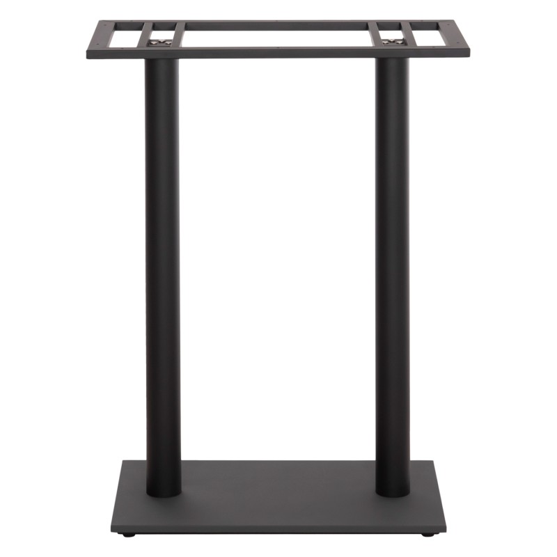 ΒΑΣΗ ΤΡΑΠΕΖΙΟΥ ΜΠΑΡ HM480.01 ΔΥΟ ΠΟΔΙΑ-ΜΕΤΑΛΛΙΚΗ ΣΕ ΜΑΥΡΟ ΧΡΩΜΑ 80x40x108Υεκ