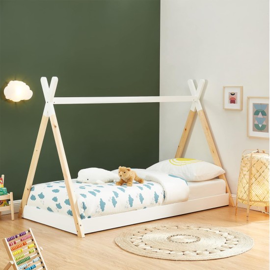 ΚΡΕΒΑΤΙ ΠΑΙΔΙΚΟ MUNK HM699.03 τ.MONTESSORI ΞΥΛΟ ΠΕΥΚΟΥ ΦΥΣΙΚΟ-ΛΕΥΚΟ- 190x90εκ ΚΡΕΒΑΤΙ ΠΑΙΔΙΚΟ MUNK HM699.03 τ.MONTESSORI ΞΥΛΟ ΠΕΥΚΟΥ ΦΥΣΙΚΟ-ΛΕΥΚΟ- 190x90εκ