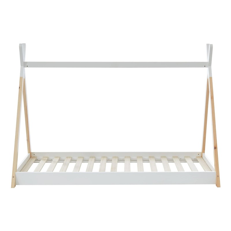 ΚΡΕΒΑΤΙ ΠΑΙΔΙΚΟ MUNK HM699.03 τ.MONTESSORI ΞΥΛΟ ΠΕΥΚΟΥ ΦΥΣΙΚΟ-ΛΕΥΚΟ- 190x90εκ