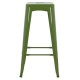 ΣΚΑΜΠΟ ΜΠΑΡ ΜΕΤΑΛΛΙΚΟ MELITA-PRO HM8642.53 ΣΕ LIGHT OLIVE GREEN 43x43x78Υεκ.