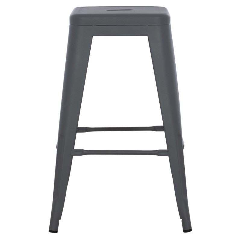 ΣΚΑΜΠΟ ΜΕΣΑΙΟΥ ΥΨΟΥΣ ΜΕΤΑΛΛΙΚΟ MELITA-PRO HM8573.50 ΓΚΡΙ 43x43x67Υεκ.