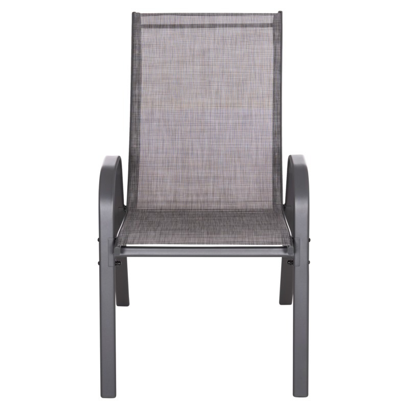 ΠΟΛΥΘΡΟΝΑ ΕΞ.ΧΩΡΟΥ LEON HM5000.41 ΜΕΤΑΛΛΙΚΗ ΓΚΡΙ K/D- ΣΕΤ 4 ΤΜΧ-55x70x91Υεκ.