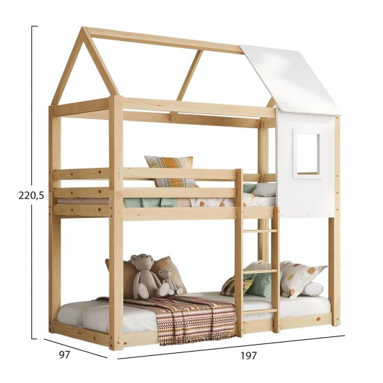 ΠΑΙΔΙΚΗ ΚΟΥΚΕΤΑ ΣΠΙΤΑΚΙ τ.MONTESSORI HOOD HM705.01 ΞΥΛΟ ΠΕΥΚΟΥ ΣΕ ΦΥΣΙΚΟ-ΣΤΡΩΜΑΤΑ 190x90εκ ΠΑΙΔΙΚΗ ΚΟΥΚΕΤΑ ΣΠΙΤΑΚΙ τ.MONTESSORI HOOD HM705.01 ΞΥΛΟ ΠΕΥΚΟΥ ΣΕ ΦΥΣΙΚΟ-ΣΤΡΩΜΑΤΑ 190x90εκ