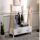 ΚΡΕΜΑΣΤΡΑ ΜΕ ΣΥΡΤΑΡΙΑ ΠΑΙΔΙΚH PASCHAL HM2491.03 ΜΕΛΑΜΙΝΗ-ΞΥΛΟ ΠΕΥΚΟΥ 80x40x130Υεκ