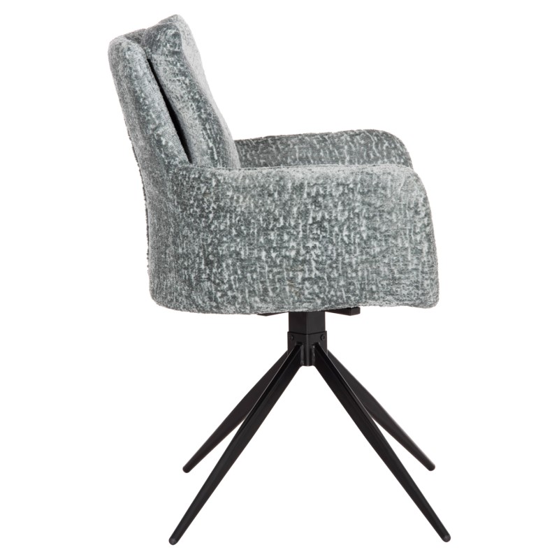 ΠΟΛΥΘΡΟΝΑ ΠΕΡΙΣΤΡΕΦOMENH BLANS HM9942.03 ΜΕΝΤΑ ΜΠΟΥΚΛΕ ΥΦΑΣΜΑ-ΜΕΤΑΛΛΙΚΑ ΠΟΔΙΑ 62x60x90Υ