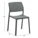 ΚΑΡΕΚΛΑ ΕΞΩΤ.ΧΩΡΟΥ COMFEE HM6101.05 DARK OLIVE GREEN ΠΟΛΥΠΡΟΠΥΛΕΝΙΟ 41x57x82Υεκ.
