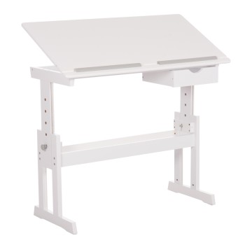 ΓΡΑΦΕΙΟ/ΣΧΕΔΙΑΣΤΗΡΙΟ ASCENT HM18289 MDF ΣΕ ΛΕΥΚΟ 109x55x87,5Υεκ