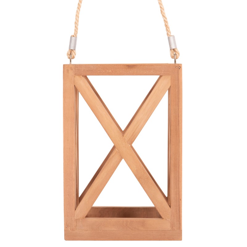 ΕΠΙΤΡΑΠΕΖΙΟ ΔΙΑΚΟΣΜΗΤΙΚΟ ΦΑΝΑΡΙ ΓΙΑ ΚΕΡΙ FENT HM4581 ΞΥΛΟ TEAK ΦΥΣΙΚΟ 20x20x30-58Υεκ.