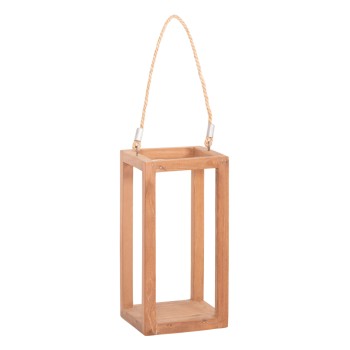 ΕΠΙΤΡΑΠΕΖΙΟ ΔΙΑΚΟΣΜΗΤΙΚΟ ΦΑΝΑΡΙ ΓΙΑ ΚΕΡΙ FENT HM4583 ΞΥΛΟ TEAK ΦΥΣΙΚΟ 15x15x30-53Υεκ.