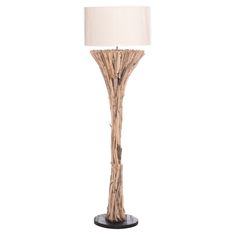 ΔΙΑΚΟΣΜΗΤΙΚΟ ΦΩΤΙΣΤΙΚΟ ΔΑΠΕΔΟΥ ALTAR HM4433 DRIFTWOOD--ΛΕΥΚΟ PVC Φ45x142Υεκ.