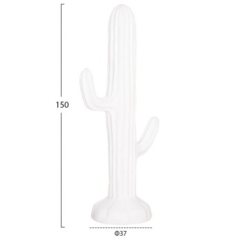 ΔΙΑΚΟΣΜΗΤΙΚΟΣ ΚΑΚΤΟΣ ΔΑΠΕΔΟΥ CACTUS HM4386.02L ΓΥΨΟΣ ΣΕ ΛΕΥΚΟ 63x37x150Υεκ.