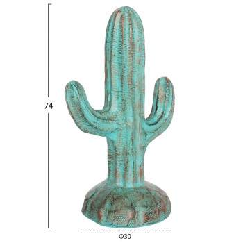 ΔΙΑΚΟΣΜΗΤΙΚΟΣ ΚΑΚΤΟΣ ΔΑΠΕΔΟΥ CACTUS HM4386.03S ΓΥΨΟΣ ΣΕ ΤΙΡΚΟΥΑΖ 42x30x74Υεκ.