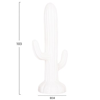 ΔΙΑΚΟΣΜΗΤΙΚΟΣ ΚΑΚΤΟΣ ΔΑΠΕΔΟΥ CACTUS HM4386.02M ΓΥΨΟΣ ΣΕ ΛΕΥΚΟ 54x34x103Υεκ.