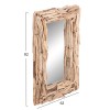ΚΑΘΡΕΠΤΗΣ ΤΟΙΧΟΥ TWIGS HM4440 DRIFTWOOD ΣΕ ΦΥΣΙΚΟ ΧΡΩΜΑ 62x10x82Υεκ.