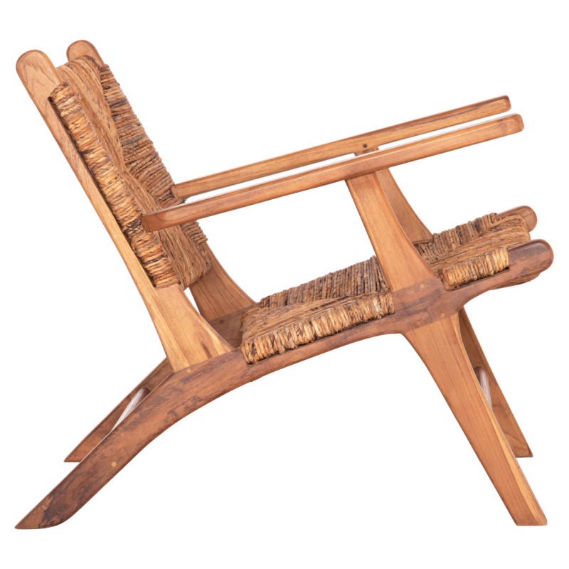 ΠΟΛΥΘΡΟΝΑ TONDO HM9914 ΞΥΛΟ ΤΕΑΚ--ΨΑΘΑ ΑΠΟ ΣΧΟΙΝΙ ΜΠΑΝΑΝΑΣ 69x74x68Υεκ.