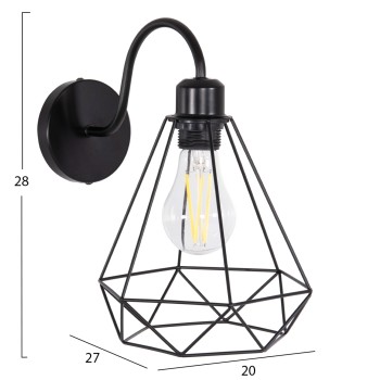 ΑΠΛΙΚΑ ΤΟΙΧΟΥ MILID HM4468 ΜΕΤΑΛΛΟ ΣΕ ΜΑΥΡΟ 20x27x28Υεκ.