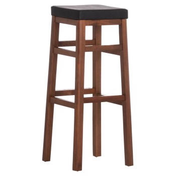 ΣΚΑΜΠO ΚΑΦΕΝΕΙΟΥ ΚΑΦΕ ΜΕ PU ΜΑΥΡΟ ΤΕΤΡΑΓΩΝΟ HM8069 30x34x82Υ εκ.