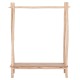 ΕΠΙΠΛΟ ΕΙΣΟΔΟΥ PERL HM9911 ΚΛΑΔΙΑ ΞΥΛΟΥ TEAK-ΦΥΣΙΚΟ 130,5x53x152Υεκ.