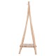 ΕΠΙΠΛΟ ΕΙΣΟΔΟΥ PERL HM9911 ΚΛΑΔΙΑ ΞΥΛΟΥ TEAK-ΦΥΣΙΚΟ 130,5x53x152Υεκ.