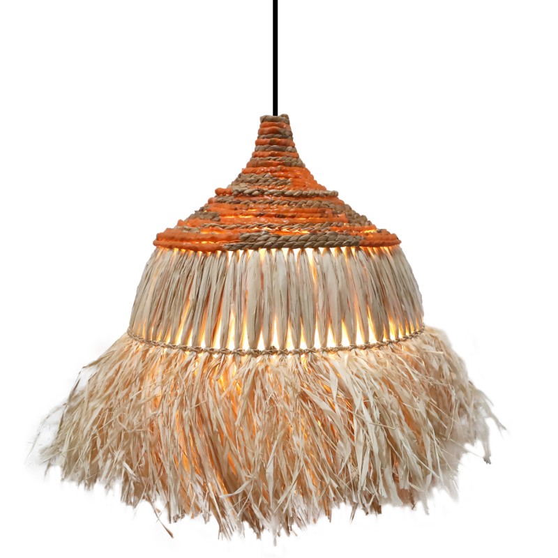 ΦΩΤΙΣΤΙΚΟ ΟΡΟΦΗΣ SIFO HM4714 ΚΑΠΕΛΟ ΙΝΕΣ SISAL & ΜΠΑΝΑΝΑΣ-ΦΥΣΙΚΟ & MIX Φ35x45Υεκ.