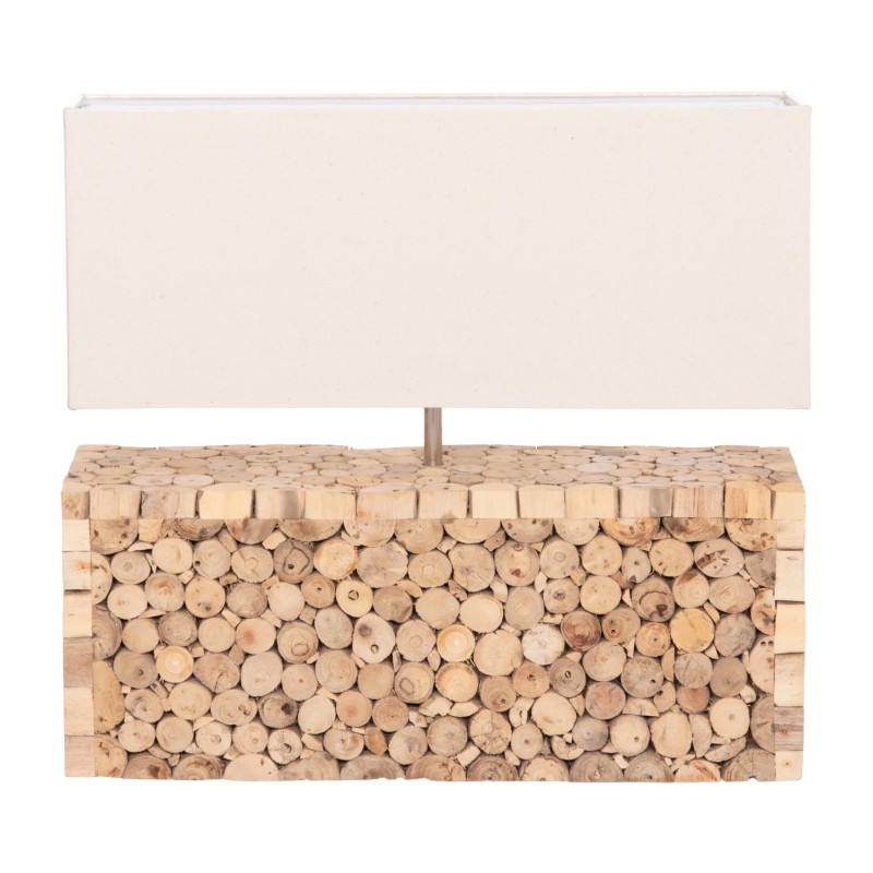 ΕΠΙΤΡΑΠΕΖΙΟ ΦΩΤΙΣΤΙΚΟ TWIGGY HM4437 DRIFTWOOD & ΛΕΥΚΟ ΚΑΠΕΛΟ 50.5x16x45.5Υεκ.