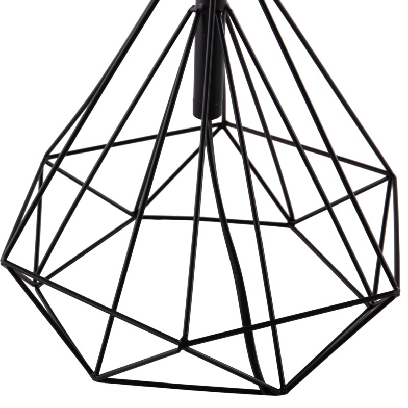 ΕΠΙΤΡΑΠΕΖΙΟ ΦΩΤΙΣΤΙΚΟ GEILO HM7416.11 ΜΑΥΡΟ ΜΕΤΑΛΛΙΚΟ--ΜΑΥΡΟ PVC ΚΑΠΕΛΟ Φ25x48,5Υεκ.