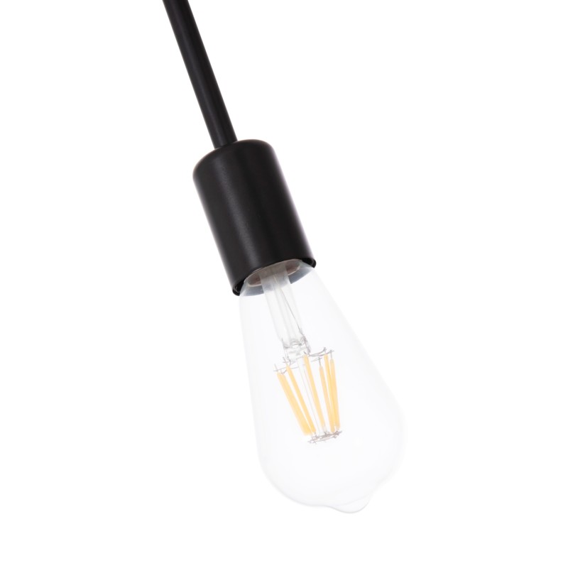 ΦΩΤΙΣΤΙΚΟ ΟΡΟΦΗΣ 4-ΦΩΤΟ LIGHTY HM7405.11 ΜΕΤΑΛΛΟ ΣΕ ΜΑΥΡΟ 57x5x52Υεκ.