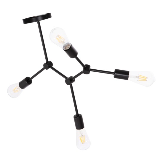 ΦΩΤΙΣΤΙΚΟ ΟΡΟΦΗΣ 4-ΦΩΤΟ LIGHTY HM7405.11 ΜΕΤΑΛΛΟ ΣΕ ΜΑΥΡΟ 57x5x52Υεκ. ΦΩΤΙΣΤΙΚΟ ΟΡΟΦΗΣ 4-ΦΩΤΟ LIGHTY HM7405.11 ΜΕΤΑΛΛΟ ΣΕ ΜΑΥΡΟ 57x5x52Υεκ.