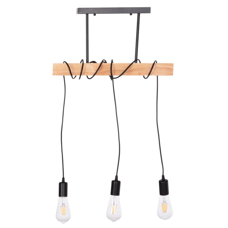 ΦΩΤΙΣΤΙΚΟ ΟΡΟΦΗΣ 3-ΦΩΤΟ VOLKS HM4658 ΜΕΤΑΛΛΟ-ΞΥΛΟ 49,5x5x134,5Υεκ.