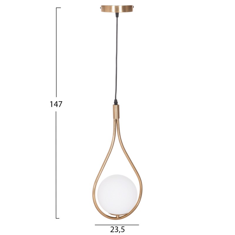 ΦΩΤΙΣΤΙΚΟ ΟΡΟΦΗΣ DROPLET HM7503.12 ΜΕΤΑΛΛΟ ΣΕ ΧΡΥΣΟ-ΛΕΥΚΟΣ ΓΛΟΜΠΟΣ 23,5x12x147Υεκ.