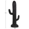 ΔΙΑΚΟΣΜΗΤΙΚΟΣ ΚΑΚΤΟΣ ΔΑΠΕΔΟΥ CACTUS HM4386.01L ΓΥΨΟΣ ΣΕ ΜΑΥΡΟ 63x37x150Υεκ.