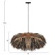 ΦΩΤΙΣΤΙΚΟ ΟΡΟΦΗΣ ORDEM HM4715 ΚΑΠΕΛΟ ΙΝΕΣ SISAL & ΜΠΑΝΑΝΑΣ-ΜΑΥΡΟ & ΦΥΣΙΚΟ Φ75εκ