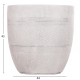 ΣΕΤ 4ΤΜΧ ΓΛΑΣΤΡΕΣ ΣΤΡΟΓΓΥΛΕΣ ΣΕΙΡΑ GARDENER HM4719 FIBERCLAY-ΧΡΩΜΑ CEMENT Φ44x43Υεκ
