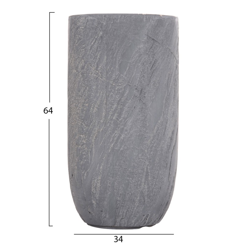 ΣΕΤ 3ΤΜΧ ΓΛΑΣΤΡΕΣ ΚΥΛΙΝΔΡΟΙ ΣΕΙΡΑ GARDENER HM4720 FIBERCLAY-ΧΡΩΜΑ CEMENT Φ44x79Υεκ