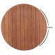ΕΠΙΦΑΝΕΙΑ ΤΡΑΠΕΖΙΟΥ ΣΤΡΟΓΓΥΛΗ HM18132 ΞΥΛΟ TEAK--ΦΥΣΙΚΟ Φ60x4(πάχος)εκ.
