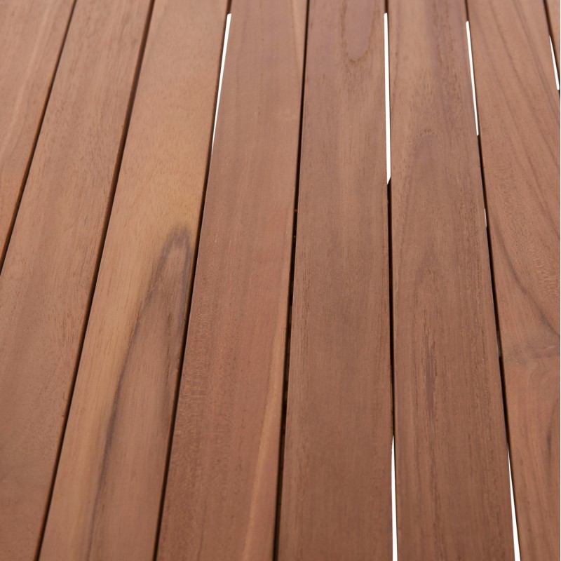 ΕΠΙΦΑΝΕΙΑ ΤΡΑΠΕΖΙΟΥ ΣΤΡΟΓΓΥΛΗ HM18133 ΞΥΛΟ TEAK--ΦΥΣΙΚΟ Φ70x4(πάχος)εκ.