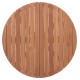 ΕΠΙΦΑΝΕΙΑ ΤΡΑΠΕΖΙΟΥ ΣΤΡΟΓΓΥΛΗ HM18134 ΞΥΛΟ TEAK--ΦΥΣΙΚΟ Φ80x4(πάχος)εκ.