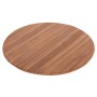 ΕΠΙΦΑΝΕΙΑ ΤΡΑΠΕΖΙΟΥ ΣΤΡΟΓΓΥΛΗ HM18134 ΞΥΛΟ TEAK--ΦΥΣΙΚΟ Φ80x4(πάχος)εκ.