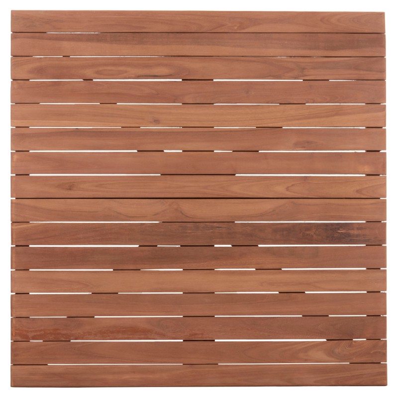 ΕΠΙΦΑΝΕΙΑ ΤΡΑΠΕΖΙΟΥ ΤΕΤΡΑΓΩΝΗ HM18137 ΞΥΛΟ TEAK--ΦΥΣΙΚΟ 80x80x4(πάχος)εκ.