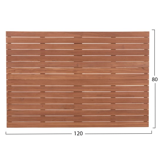 ΕΠΙΦΑΝΕΙΑ ΤΡΑΠΕΖΙΟΥ ΟΡΘΟΓΩΝΙΑ HM18138 ΞΥΛΟ TEAK--ΦΥΣΙΚΟ 120x80x4(πάχος)εκ.