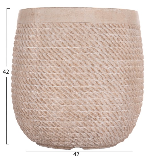 ΣΕΤ 4ΤΜΧ ΓΛΑΣΤΡΕΣ ΣΤΡΟΓΓΥΛΕΣ GARDENER HM4722 FIBERCLAY--IVORY CEMENT Φ54x54Υεκ ΣΕΤ 4ΤΜΧ ΓΛΑΣΤΡΕΣ ΣΤΡΟΓΓΥΛΕΣ GARDENER HM4722 FIBERCLAY--IVORY CEMENT Φ54x54Υεκ
