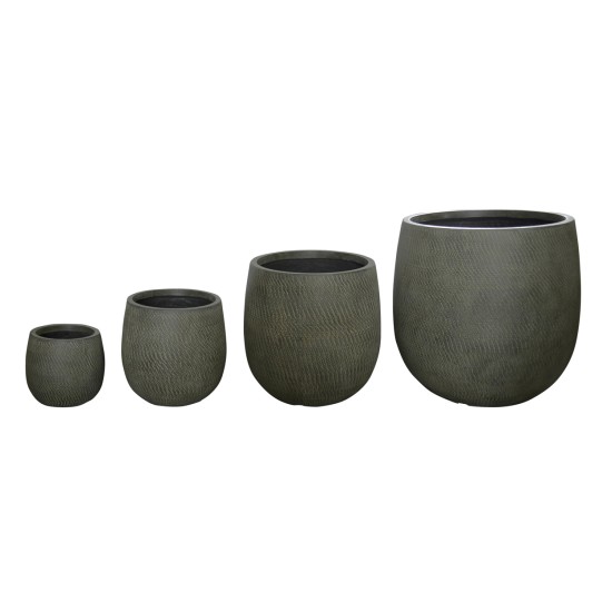 ΣΕΤ 4ΤΜΧ ΓΛΑΣΤΡΕΣ ΣΤΡΟΓΓΥΛΕΣ GARDENER HM4726 FIBERCLAY ΓΚΡΙΖΟΠΡΑΣΙΝΟ Φ52x55Υεκ ΣΕΤ 4ΤΜΧ ΓΛΑΣΤΡΕΣ ΣΤΡΟΓΓΥΛΕΣ GARDENER HM4726 FIBERCLAY ΓΚΡΙΖΟΠΡΑΣΙΝΟ Φ52x55Υεκ