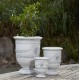 ΣΕΤ 3ΤΜΧ ΓΛΑΣΤΡΕΣ ΜΕ ΑΝΑΓΛΥΦΟ GARDENER HM4729 FIBERCLAY-ΣΕ ΥΠΟΛΕΥΚΟ Φ58x72.5Υεκ