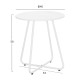 ΣΕΤ LOUNGE 3TMX ΕΞ.ΧΩΡΟΥ OREGO HM21107.02 ΑΛΟΥΜΙΝΙΟ & ΜΕΤΑΛΛΟ ΣΕ ΛΕΥΚΟ