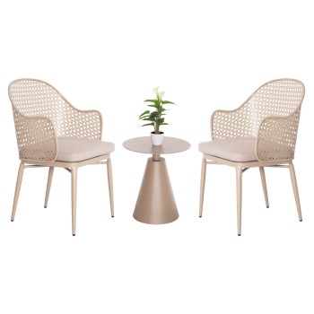 ΣΕΤ LOUNGE 3TMX ΕΞ.ΧΩΡΟΥ OREGO HM21106.03 ΑΛΟΥΜΙΝΙΟ ΣΕ ΚΑΠΟΥΤΣΙΝΟ