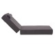 ΜΑΞΙΛΑΡΙ ΞΑΠΛΩΣΤΡΑΣ KIHEI HM21094.03 OLEFIN ΣΚΟΥΡΟ ΓΚΡΙ ΜΕ FOAM 198x70x20Υεκ