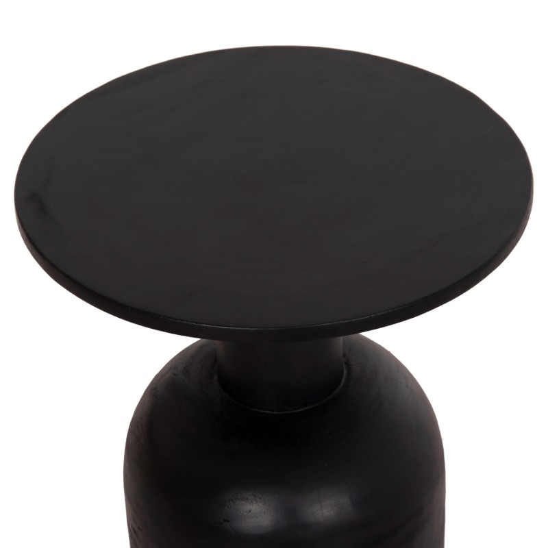 ΒΟΗΘΗΤΙΚΟ ΤΡΑΠΕΖΑΚΙ PUMBE HM9891.12 ΞΥΛΟ SUAR ΣΕ ΜΑΥΡΟ ΧΡΩΜΑ Φ40x50Υεκ