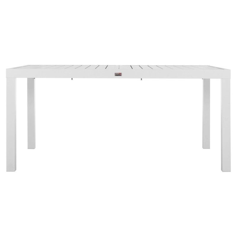 ΤΡΑΠΕΖΙ ΕΠΕΚΤΕΙΝΟΜΕΝΟ KRUM HM6277.01 ΑΛΟΥΜΙΝΙΟ ΛΕΥΚΟ 160-240x90x73Υεκ.